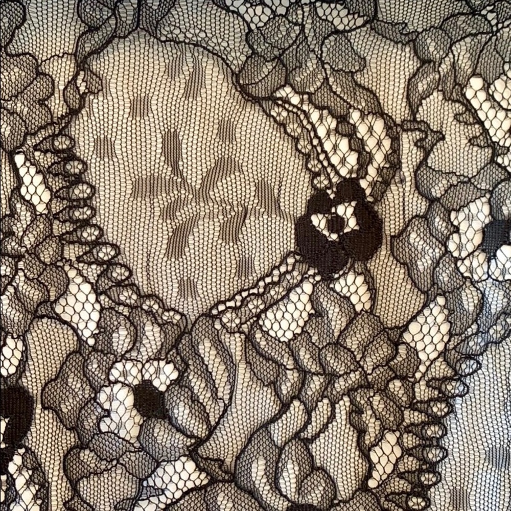 GIVENCHY black and white lace overlay dress - Picture 11 of 13